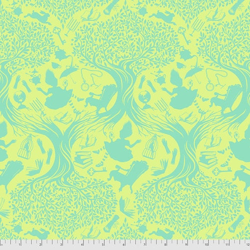 CURIOUSER (DOWN THE RABBIT HOLE - BEWILDER) - fabric price per 1/4 meter