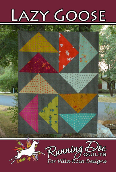 LAZY GOOSE - postcard quilt pattern