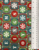 HURRY UP SANTA (21710-92) - fabric price per 1/4 meter