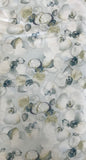 REVERIE (ORCHID PETALS-PWSR034-CELADON) - fabric price per 1/4 meter