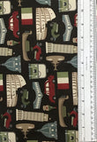DESTINATIONS (22000-34) - fabric price per 1/4 meter
