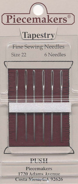 PIECEMAKERS TAPESTRY SIZE 22- needles
