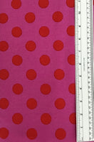 ALL STARS (POM POMS-118-PEONY) - fabric price per 1/4 meter