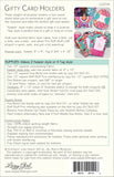 GIFTY CARD HOLDERS - card holder pattern