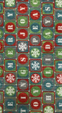 HURRY UP SANTA (21710-92) - fabric price per 1/4 meter