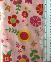 BLOOM WHERE YOU’RE PLANTED FLANNEL (F7159-PINK) - fabric price per 1/4 meter