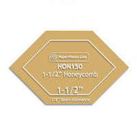 1 1/2” HONEYCOMB - acrylic cutting template