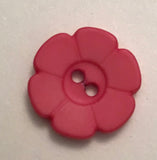 FLOWER BUTTON (15MM) - Dill buttons