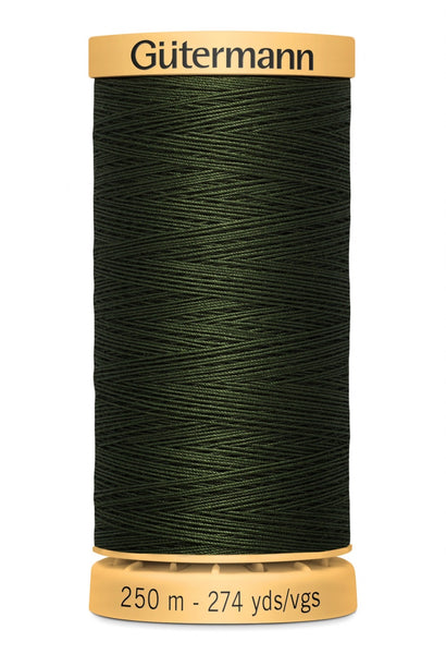 GUTERMANN 250m - 8640  -100% Mercerized Cotton (very dark green)