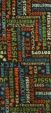 DINO-RIFFIC (3404-33) - fabric price per 1/4 meter