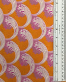 ZUMA (WHITE CAPS-122-GLOW FISH) - fabric price per 1/4 meter