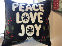 PEACE LOVE JOY - pillow kit