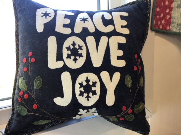 PEACE LOVE JOY - pillow kit