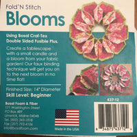 BOSAL FOLD'N STITCH BLOOMS 12 Hexagon Shapes Double-Sided Fusible Interfacing