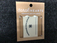 QUILT SEW IN LABEL - handmade with love