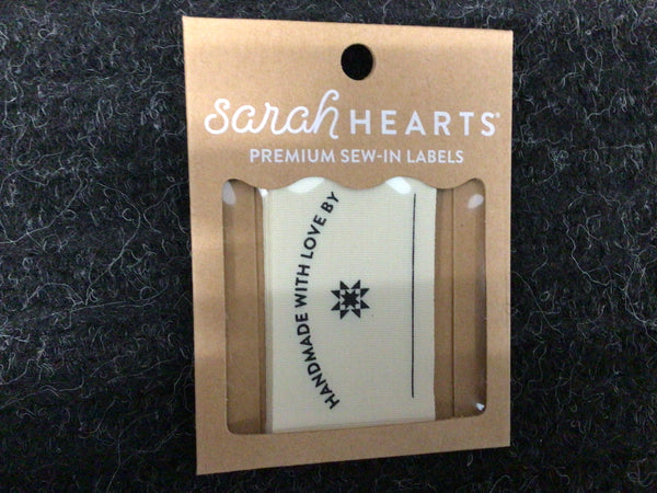 QUILT SEW IN LABEL - handmade with love