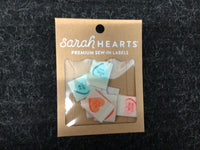 QUILT SEW IN LABLES- Valentine’s Day