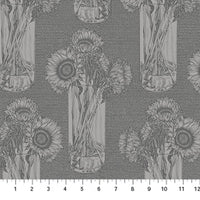 INDELIBLE (AM sunflowers flash) - fabric price per 1/4 meter