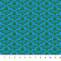 INDELIBLE (AM coneflower pool) - fabric price per 1/4 meter
