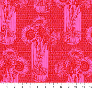 INDELIBLE (AM sunflowers candy) - fabric price per 1/4 meter