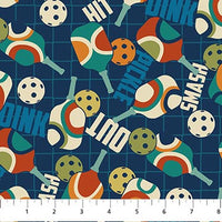 PICKLEBALL (27531-48) - fabric price per 1/4 meter