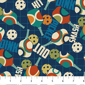 PICKLEBALL (27531-48) - fabric price per 1/4 meter