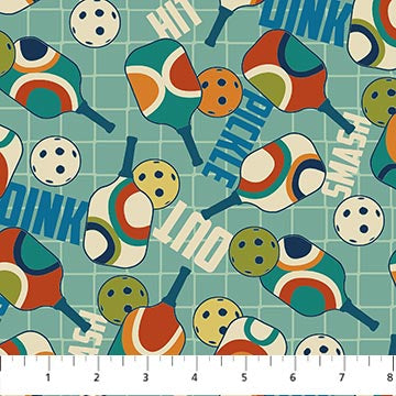 PICKLEBALL (27531-64) - fabric price per 1/4 meter