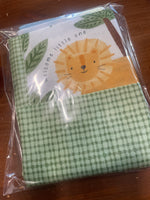SAFARI PIECED PANEL - kids size quilt kit