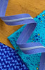 ZIPPER 3 YARD - blue stripe