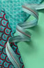 ZIPPER 3 YARD - TEAL STRIPE