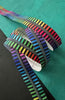 ZIPPER 3 YARD - BLK & RAINBOW