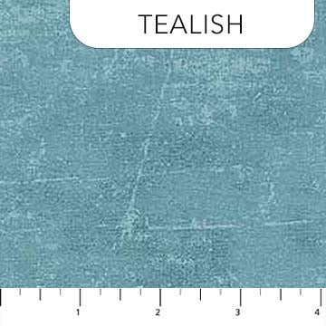 CANVAS (TEALISH-9030-640) - fabric price per 1/4 meter