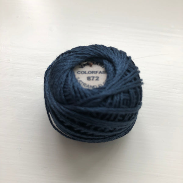 VALDANI (872 blue) 29yds  - 3 Strand Cotton Thread