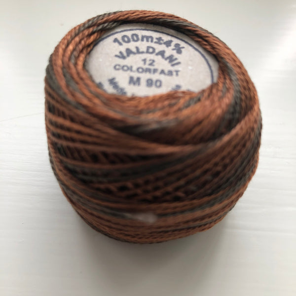 VALDANI (M-90 CHOCOLATE BROWNIES) 100M - pearl cotton thread Size 12
