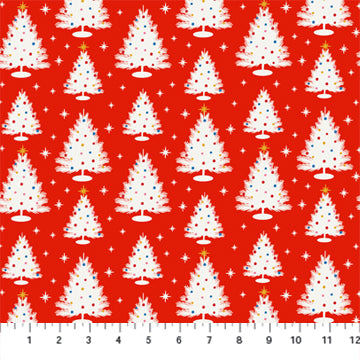 PEPPERMINT (Red 90373-26) - fabric price per 1/4 meter