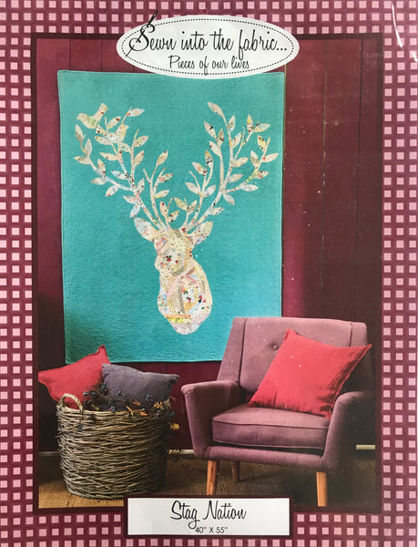 Stag Nation -wall hanging pattern