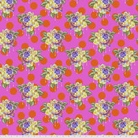 CURIOUSER (PAINTED ROSES - DAYDREAM) - fabric price per 1/4 meter
