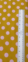 ALL STARS (POM POMS-118-MARIGOLD) - fabric price per 1/4 meter