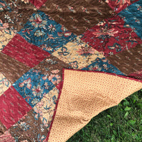 LAP QUILT - square on point Moda