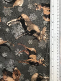 NORTH RIDGE FLANNEL (CHARCOAL-F22826-96) - fabric price per 1/4 meter