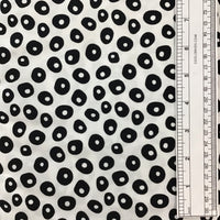 PANDA (DW138-BLACK) - fabric price per 1/4 meter