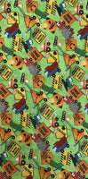 CONSTRUCTION ZONE (VEHICLES/SIGNS-23262-72) - fabric price per 1/4 meter