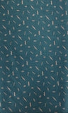 TREEHOUSE (TEAL-90074-64) - fabric price per 1/4 meter