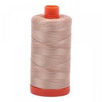 AURIFIL COTTON MAKO THREAD - 50wt (2314 BEIGE) 1300 MT