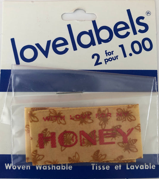 HAKID MADE BY LABELS - with love honey (2 in pack)