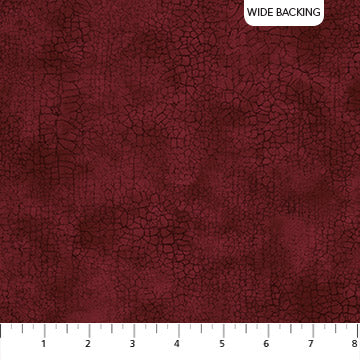 CRACKLE WIDE BACK (CABERNET) B9045-26 BACKING 108" WIDE - fabric price per 1/4 meter