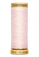 GUTERMANN 100m - 5050  -100% Mercerized Cotton (very pale pink)