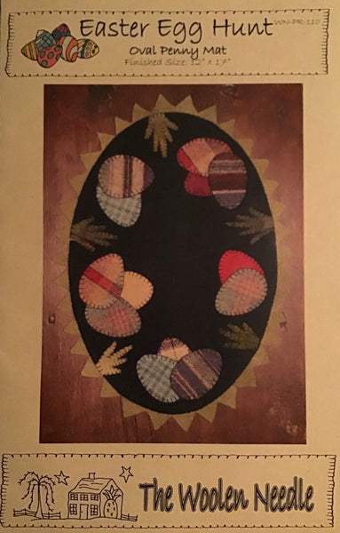 EASTER EGG HUNT - wool table map pattern