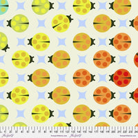 TINY BEASTS LADY LUCK GLOW WIDE BACING (QBTP008.GLOW) - fabric price per 1/4 meter