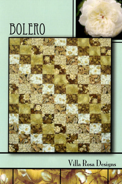 BOLERO - postcard quilt pattern
